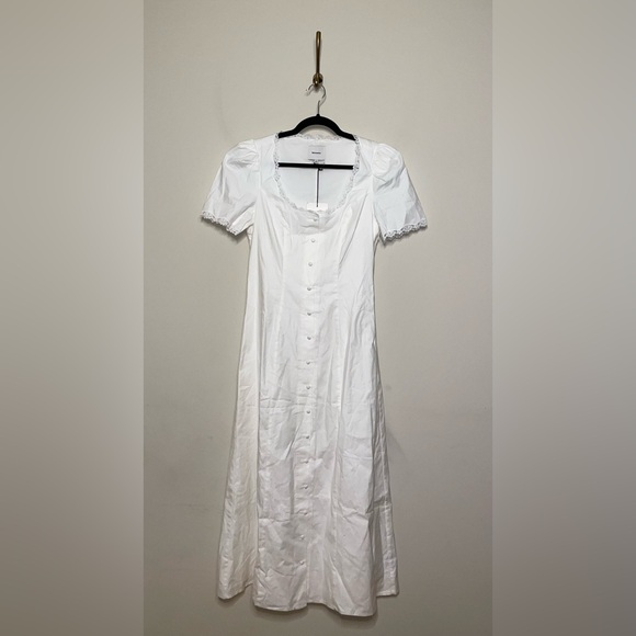 Reformation Alida Dress in White - Picture 8 of 11